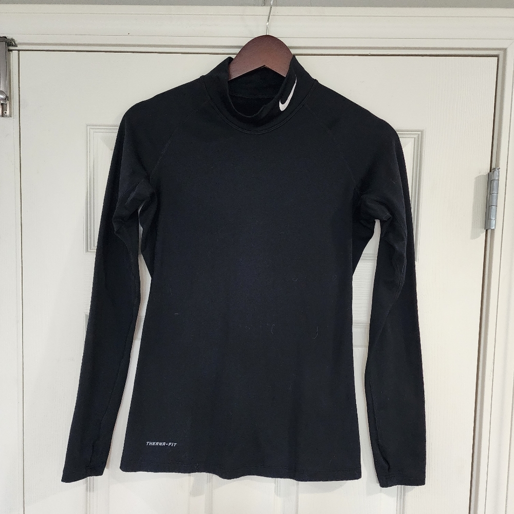 Nike Pro Combat Fitted Long Sleeve Top Size S